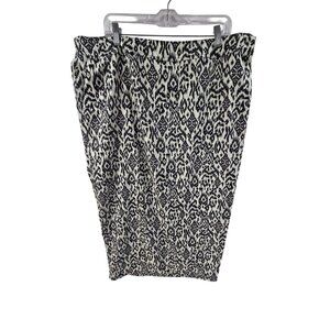 RipSkirt Women's Sz.L Hawaii Quick Wrap Rip Skirt Mid Length  Indo Ikat  Size 2X